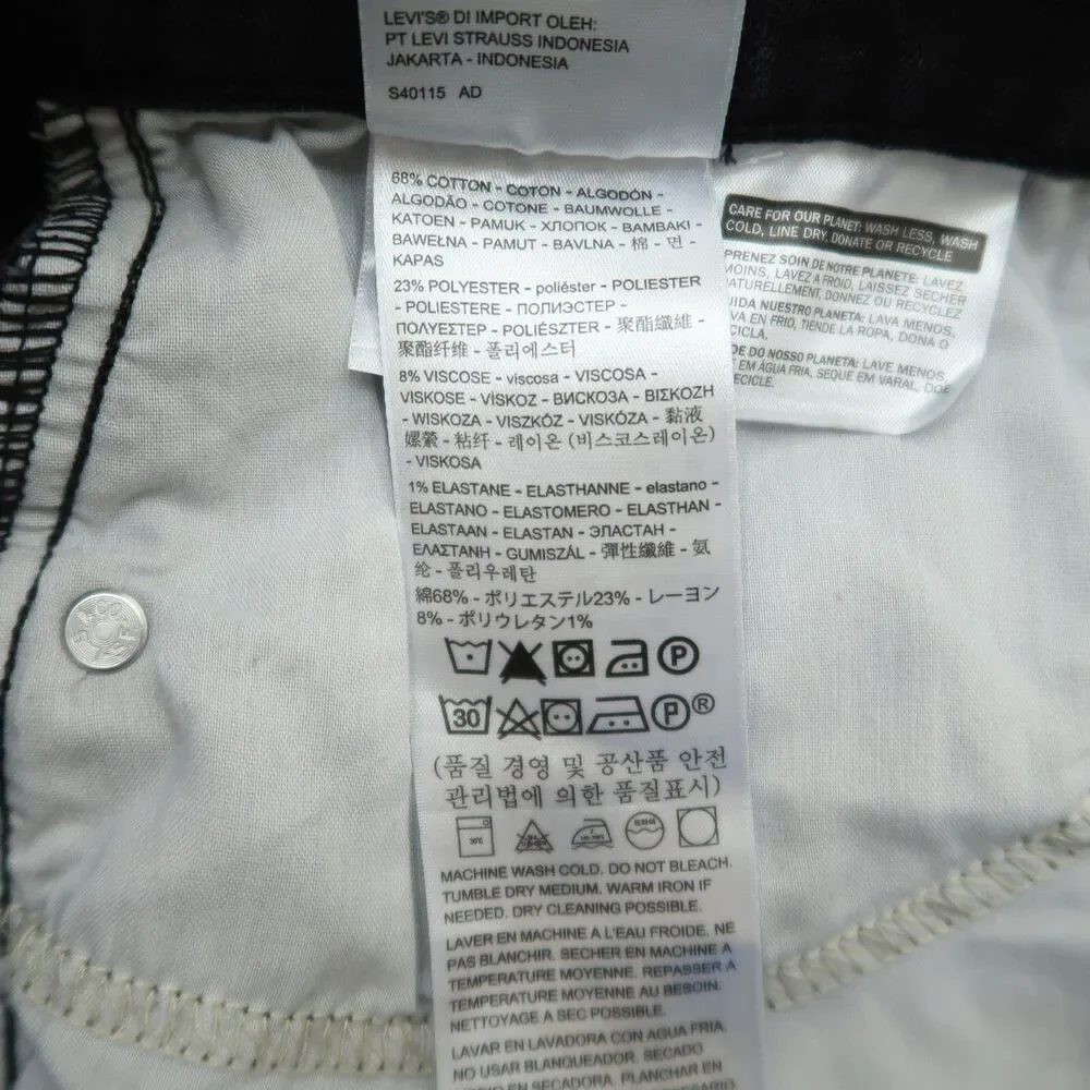 Levi's Jeans Women's Size 16M Gray High-Rise Classic Straight Denim 29